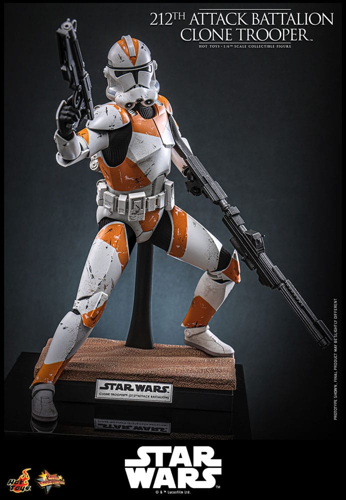 Star Wars: The Clone Wars Action Figure 1/6 212th Attack Battalion Clone Trooper Deluxe Version 30 cm