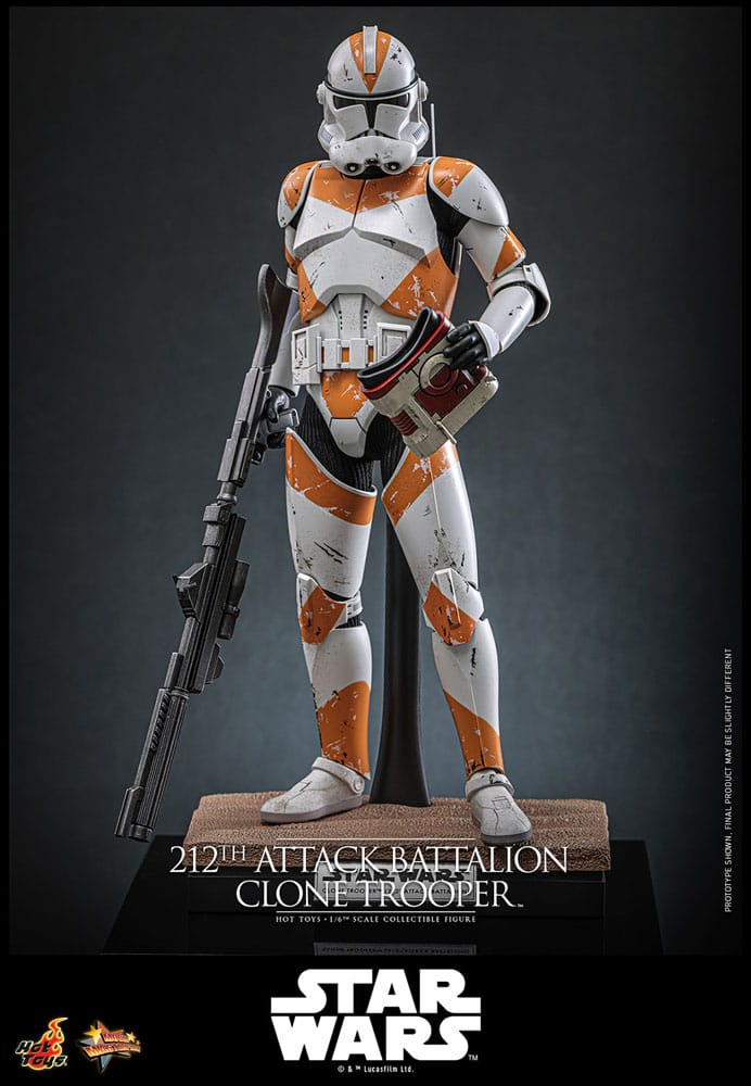 Star Wars: The Clone Wars Action Figure 1/6 212th Attack Battalion Clone Trooper 30 cm
