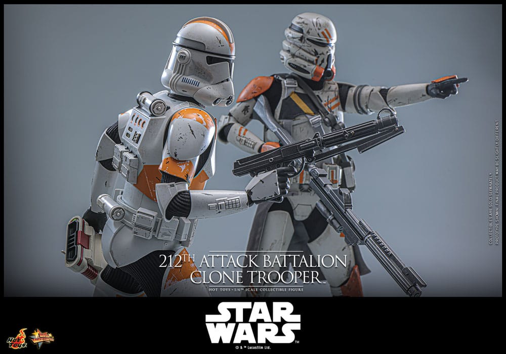 Star Wars: The Clone Wars Action Figure 1/6 212th Attack Battalion Clone Trooper 30 cm