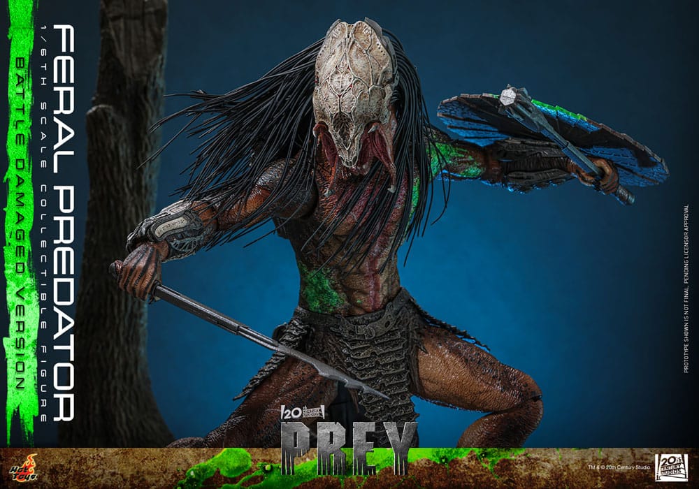 Prey Action Figure 1/6 Feral Predator (Battle Damaged Version) 37 cm