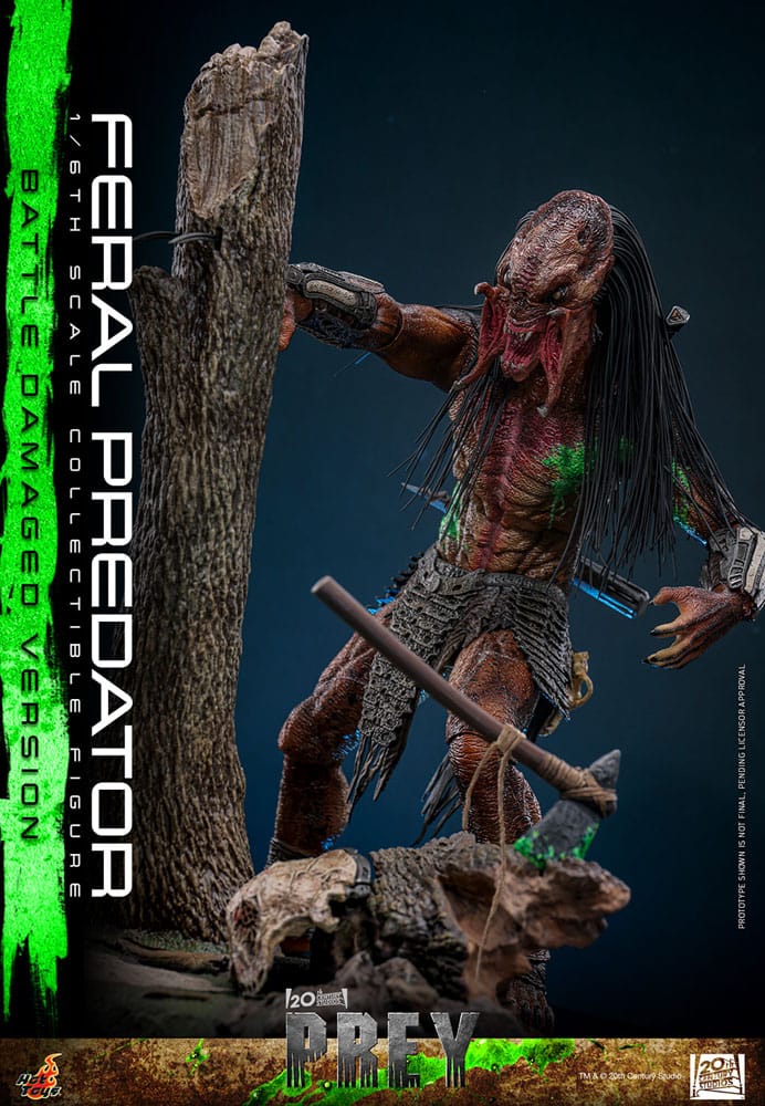 Prey Action Figure 1/6 Feral Predator (Battle Damaged Version) 37 cm