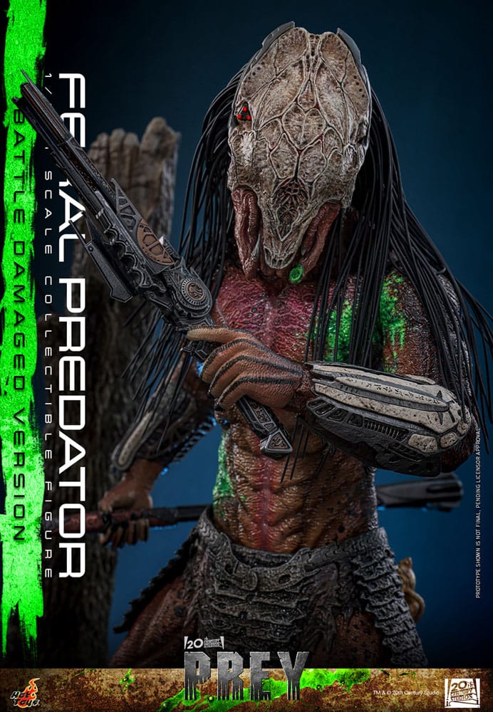 Prey Action Figure 1/6 Feral Predator (Battle Damaged Version) 37 cm