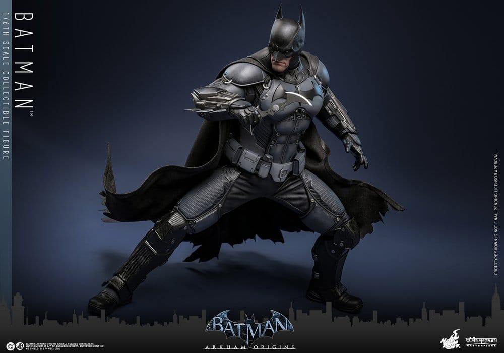 Batman Arkham Origins Videogame Masterpiece Action Figure 1/6 Batman 33 cm