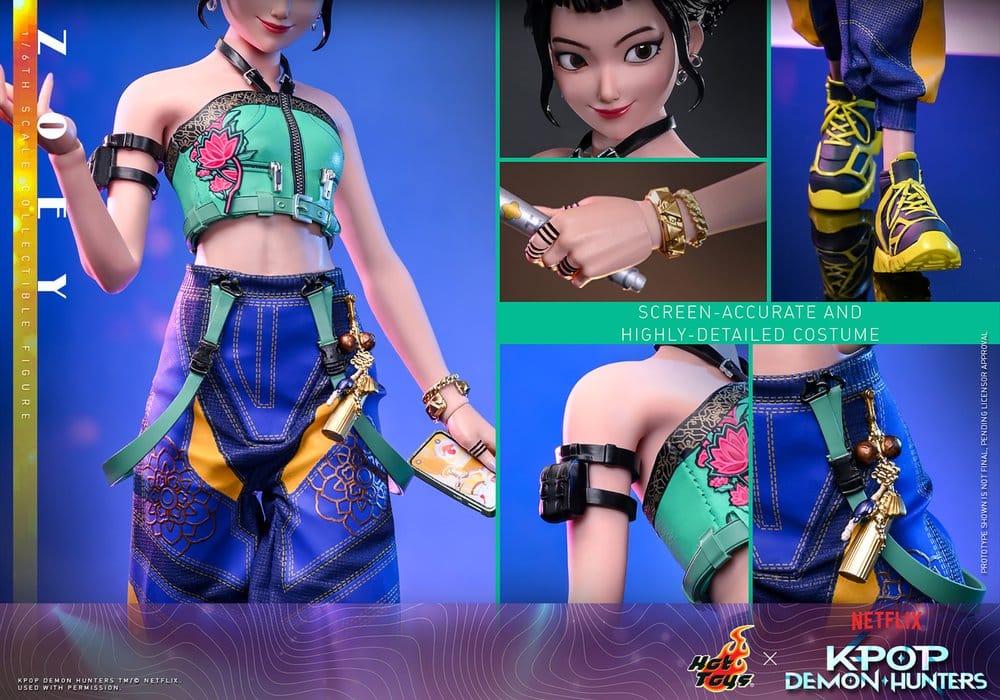 KPop Demon Hunters Action Figure 1/6 Zoey 27 cm