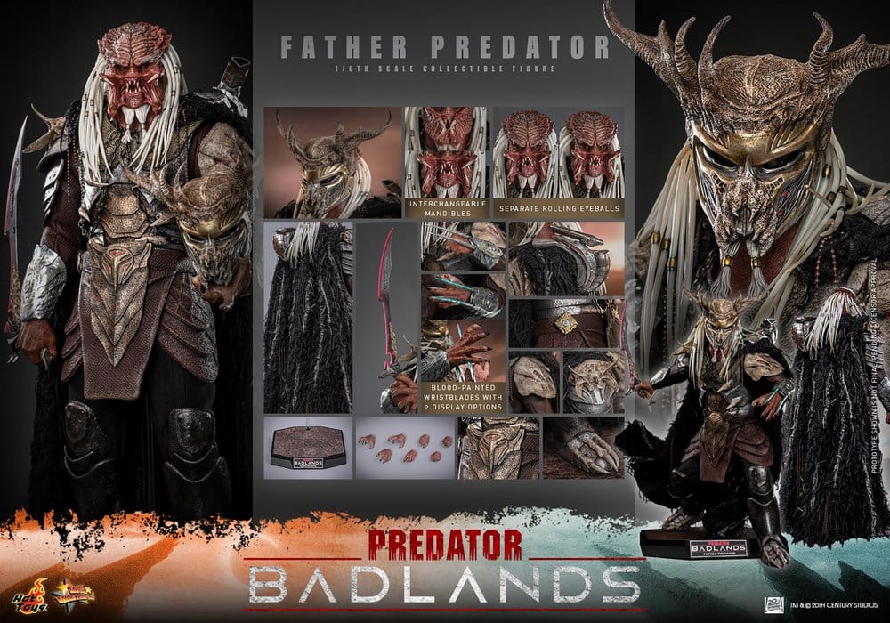 Predator: Badlands Movie Masterpiece Action Figure 1/6 Njohrr 36 cm