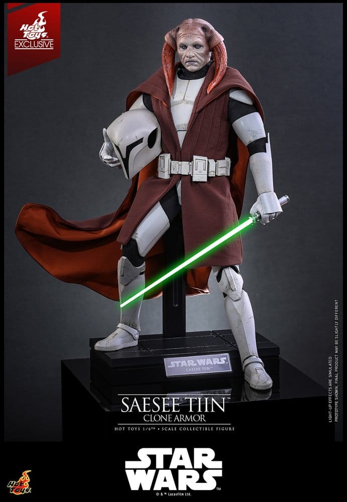 Star Wars: The Clone Wars Television Masterpiece Action Figure 1/6 Saesee Tiin (Clone Armor) (Hot Toys Exclusive) 32 cm