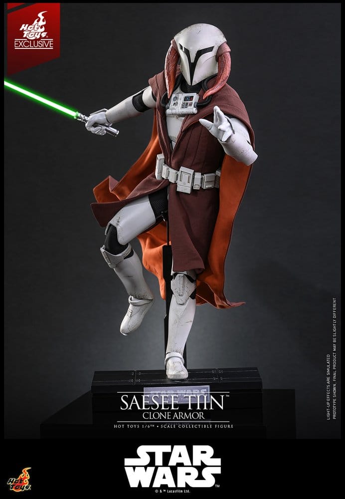 Star Wars: The Clone Wars Television Masterpiece Action Figure 1/6 Saesee Tiin (Clone Armor) (Hot Toys Exclusive) 32 cm