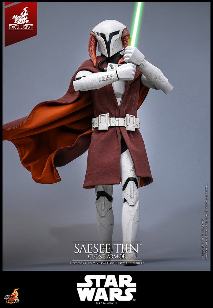 Star Wars: The Clone Wars Television Masterpiece Action Figure 1/6 Saesee Tiin (Clone Armor) (Hot Toys Exclusive) 32 cm