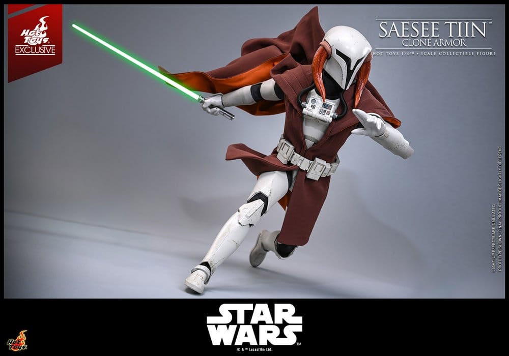 Star Wars: The Clone Wars Television Masterpiece Action Figure 1/6 Saesee Tiin (Clone Armor) (Hot Toys Exclusive) 32 cm
