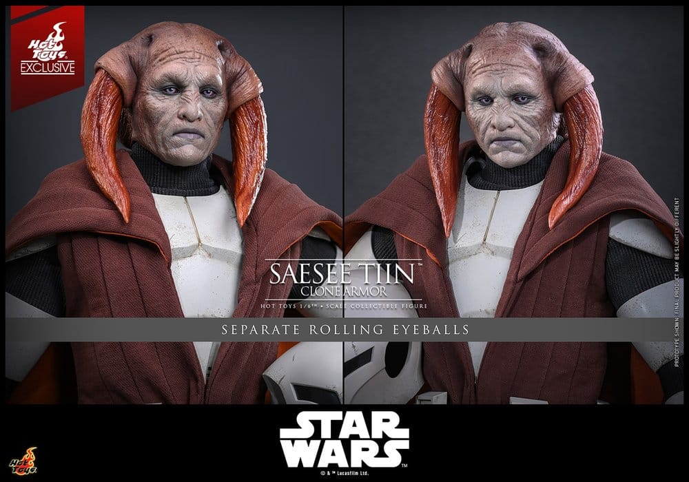 Star Wars: The Clone Wars Television Masterpiece Action Figure 1/6 Saesee Tiin (Clone Armor) (Hot Toys Exclusive) 32 cm