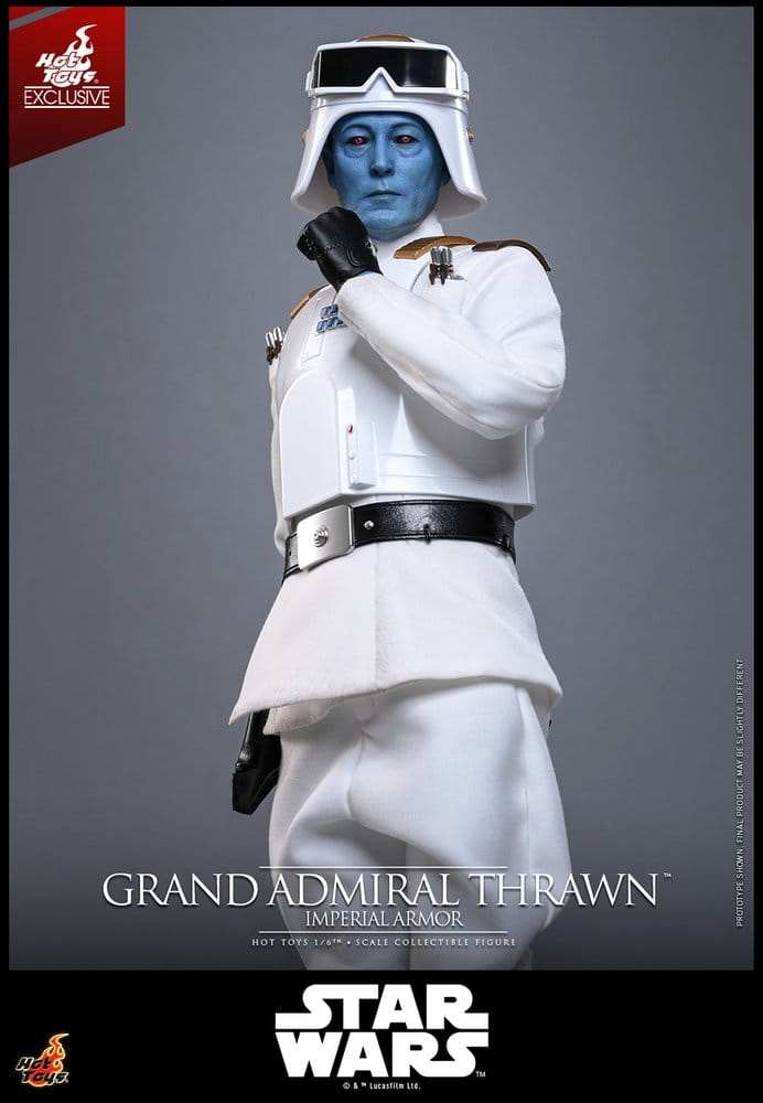 Star Wars: Rebels Television Masterpiece Action Figure 1/6 Grand Admiral Thrawn (Imperial Armor) Hot Toys Exclusive 32 cm