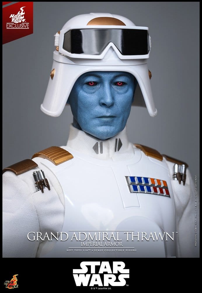 Star Wars: Rebels Television Masterpiece Action Figure 1/6 Grand Admiral Thrawn (Imperial Armor) Hot Toys Exclusive 32 cm
