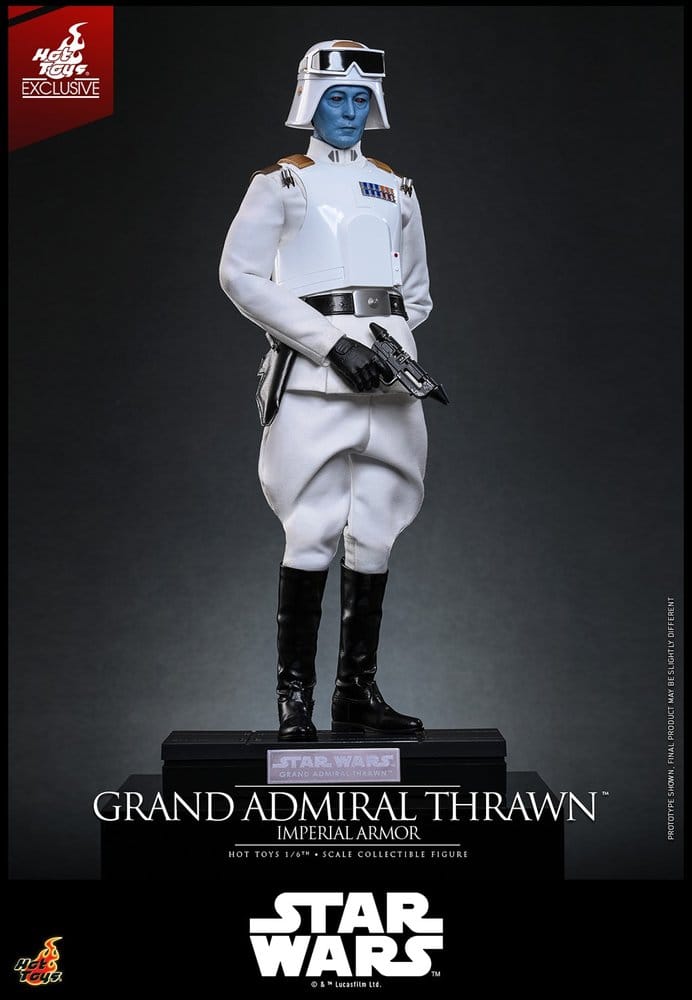 Star Wars: Rebels Television Masterpiece Action Figure 1/6 Grand Admiral Thrawn (Imperial Armor) Hot Toys Exclusive 32 cm