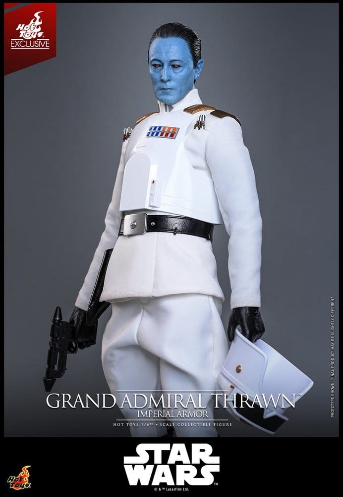 Star Wars: Rebels Television Masterpiece Action Figure 1/6 Grand Admiral Thrawn (Imperial Armor) Hot Toys Exclusive 32 cm