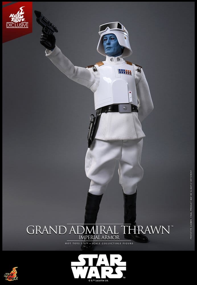 Star Wars: Rebels Television Masterpiece Action Figure 1/6 Grand Admiral Thrawn (Imperial Armor) Hot Toys Exclusive 32 cm
