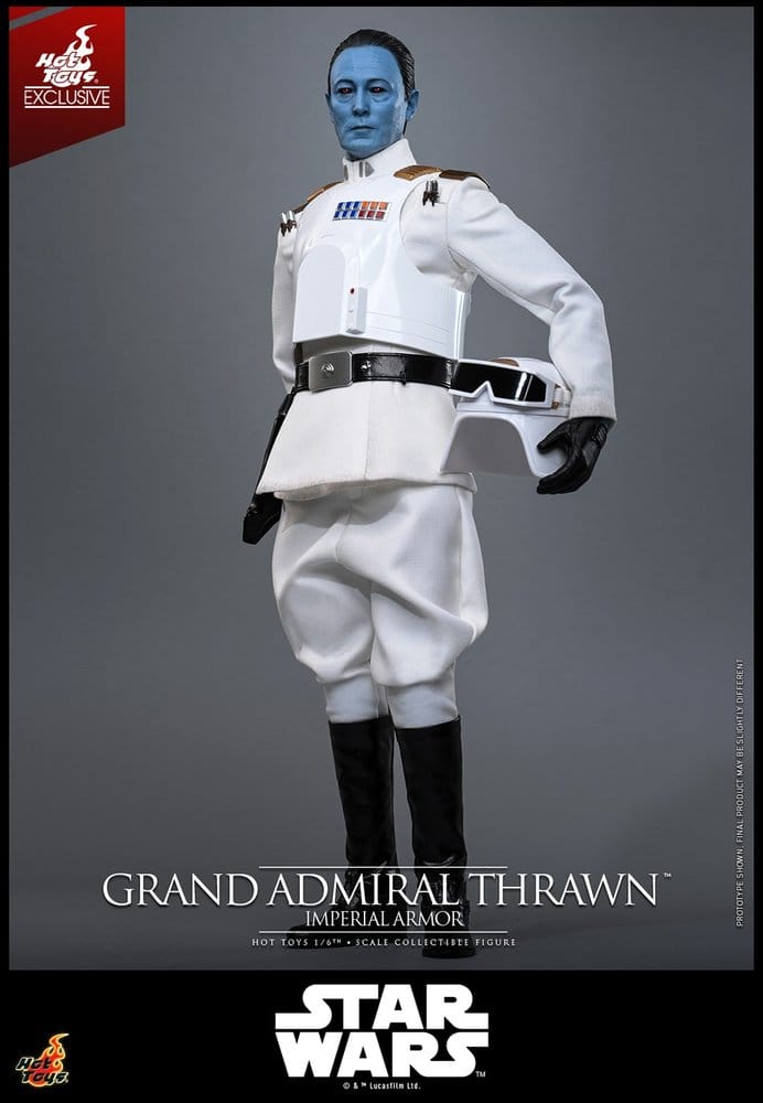 Star Wars: Rebels Television Masterpiece Action Figure 1/6 Grand Admiral Thrawn (Imperial Armor) Hot Toys Exclusive 32 cm