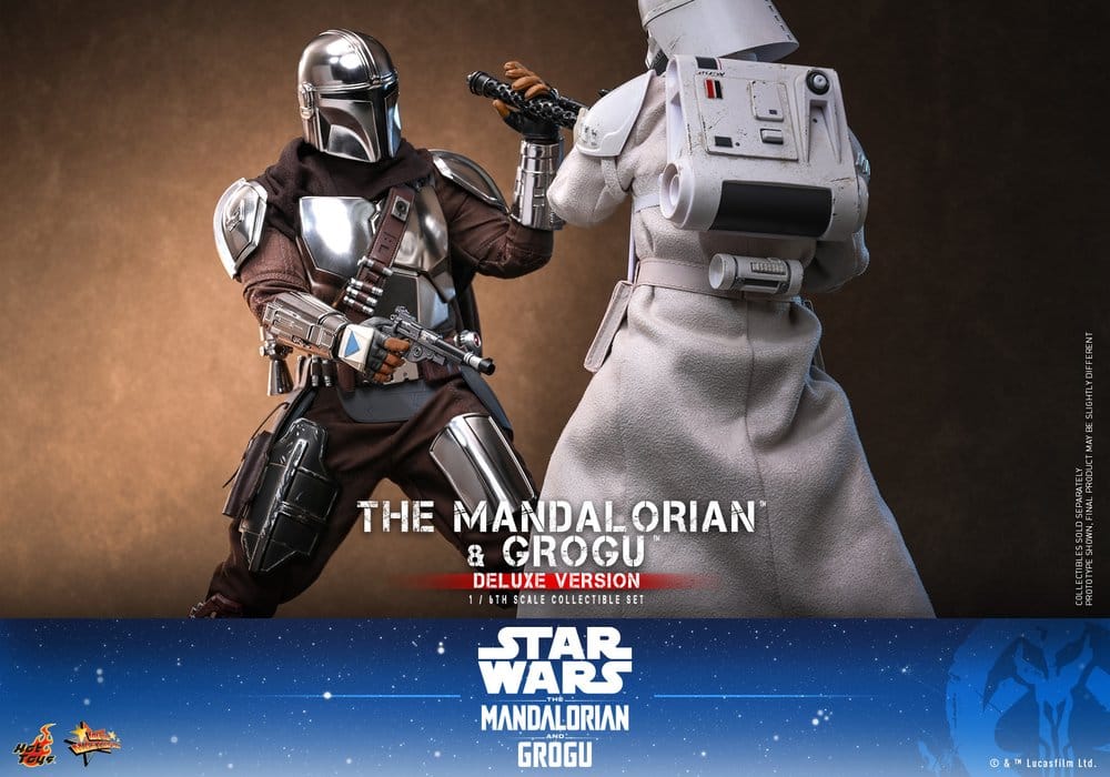 Star Wars: The Mandalorian & Grogu Movie Masterpiece Action Figure 1/6 The Mandalorian and Grogu (Deluxe Version) 31 cm