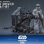 Star Wars: The Mandalorian & Grogu Movie Masterpiece Action Figure Set 1/6 Imperial Remnant AT-RT Driver & AT-RT 60 cm