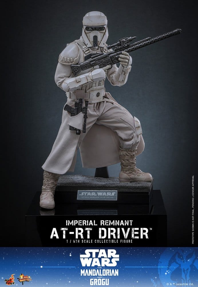 Star Wars: The Mandalorian & Grogu Movie Masterpiece Action Figure 1/6 Imperial Remnant AT-RT Driver 30 cm