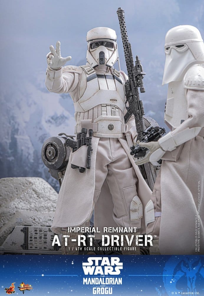 Star Wars: The Mandalorian & Grogu Movie Masterpiece Action Figure 1/6 Imperial Remnant AT-RT Driver 30 cm