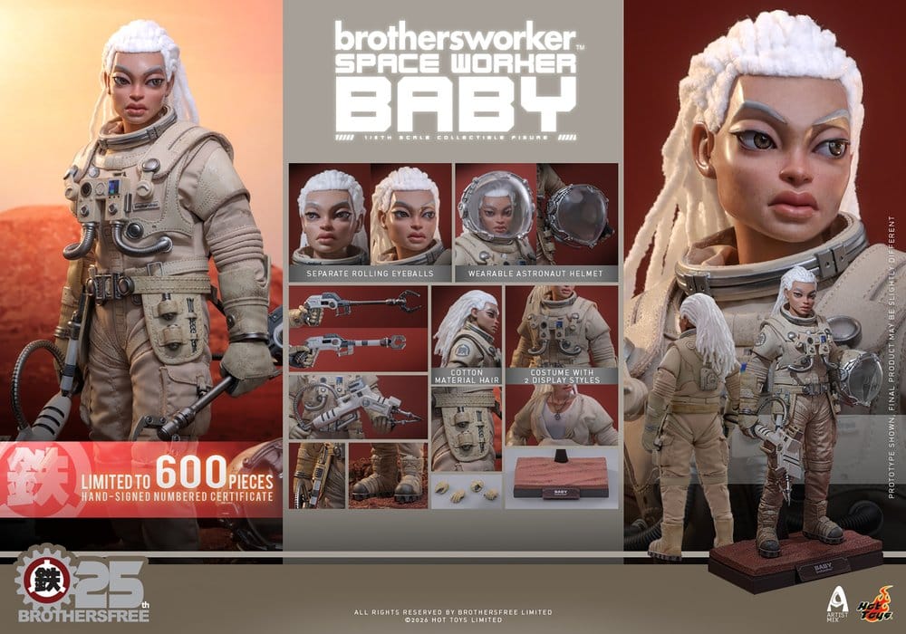 Brothersfree 1/6 Action Figure Space Worker Baby (Brothersfree 25th Version) 28 cm