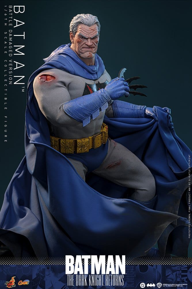 Batman: The Dark Knight Returns Comic Masterpiece Action Figure 1/6 Batman (Battle Damaged Version) 32 cm