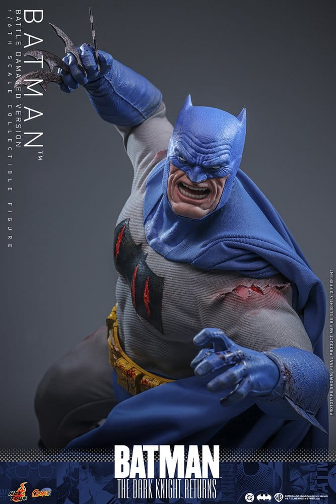 Batman: The Dark Knight Returns Comic Masterpiece Action Figure 1/6 Batman (Battle Damaged Version) 32 cm