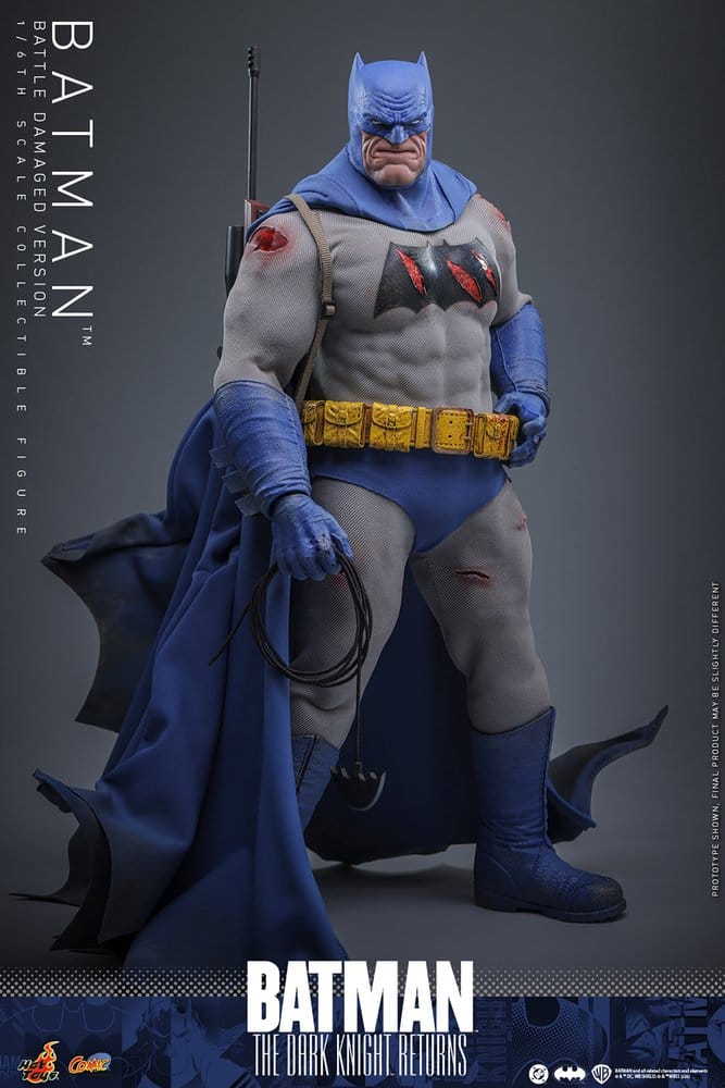 Batman: The Dark Knight Returns Comic Masterpiece Action Figure 1/6 Batman (Battle Damaged Version) 32 cm
