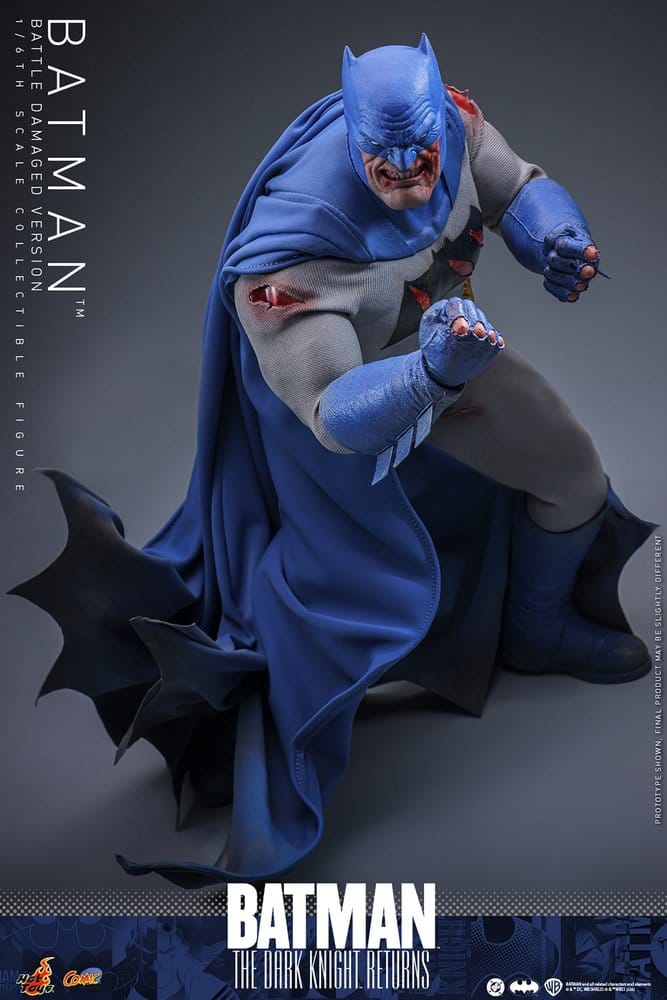 Batman: The Dark Knight Returns Comic Masterpiece Action Figure 1/6 Batman (Battle Damaged Version) 32 cm
