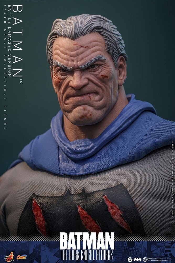 Batman: The Dark Knight Returns Comic Masterpiece Action Figure 1/6 Batman (Battle Damaged Version) 32 cm