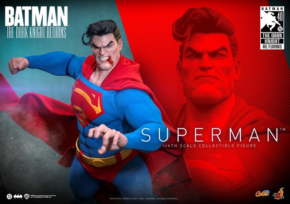 Batman: The Dark Knight Returns Comic Masterpiece Action Figure 1/6 Superman 34 cm