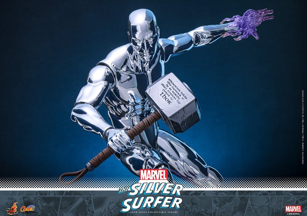 Marvel Action Figure 1/6 Silver Surfer 32 cm