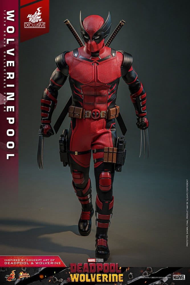 Deadpool & Wolverine Movie Masterpiece Action Figure 1/6 Wolverinepool Hot Toys Exclusive 31 cm