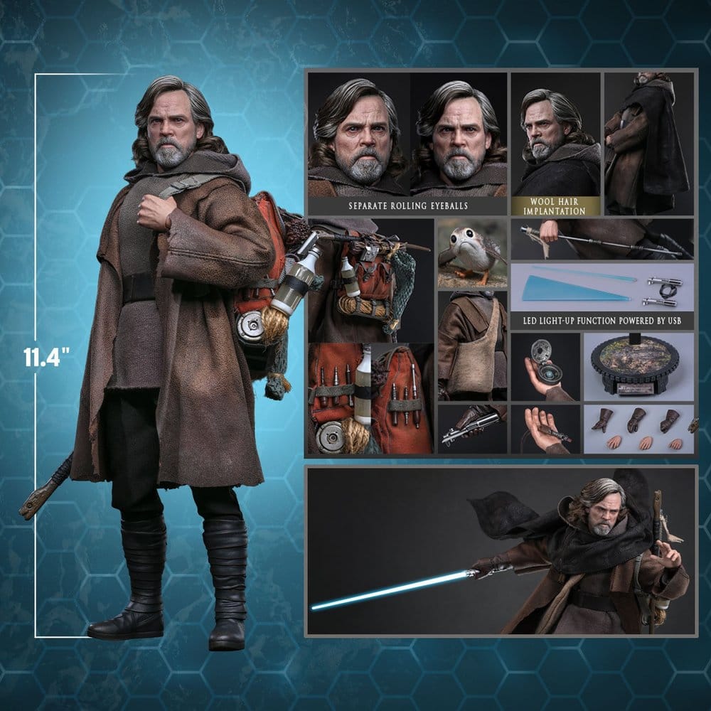 Star Wars: The Last Jedi Movie Masterpiece Action Figure 1/6 Luke Skywalker (Artisan Edition) 29 cm