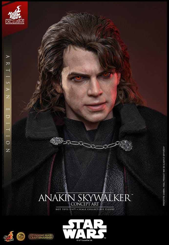 Star Wars Episode III: Revenge Of The Sith Movie Masterpiece Action Figure 1/6 Anakin Skywalker (Concept Art Version) (Artisan Edition) Hot Toys Exclusive 31 cm