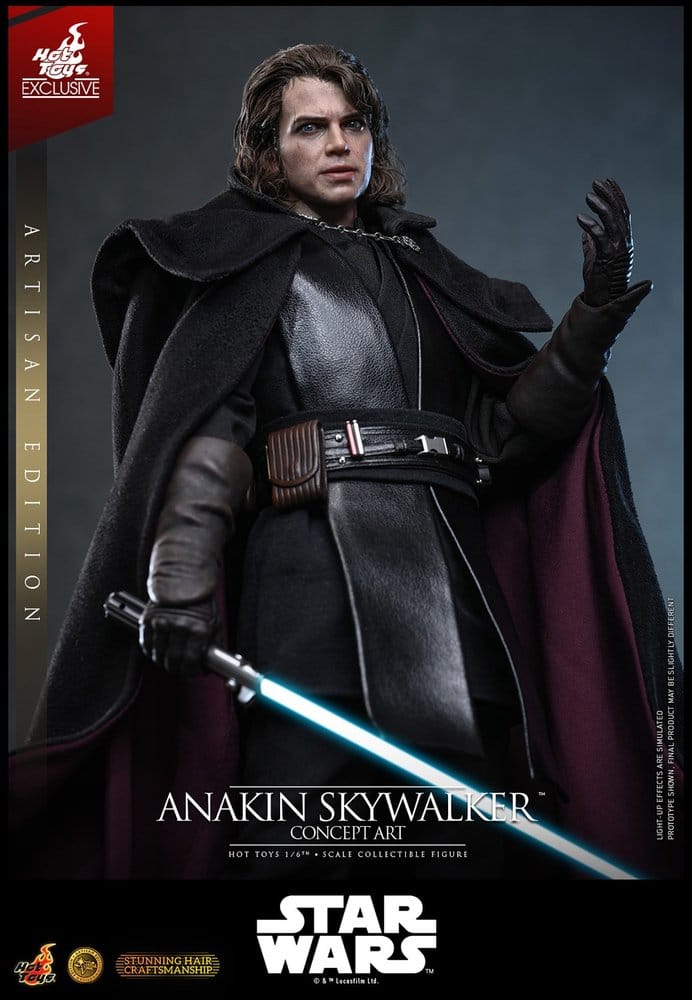 Star Wars Episode III: Revenge Of The Sith Movie Masterpiece Action Figure 1/6 Anakin Skywalker (Concept Art Version) (Artisan Edition) Hot Toys Exclusive 31 cm
