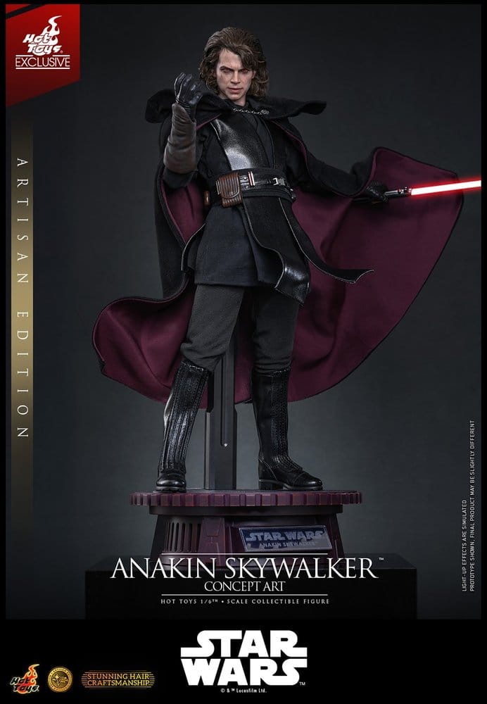 Star Wars Episode III: Revenge Of The Sith Movie Masterpiece Action Figure 1/6 Anakin Skywalker (Concept Art Version) (Artisan Edition) Hot Toys Exclusive 31 cm