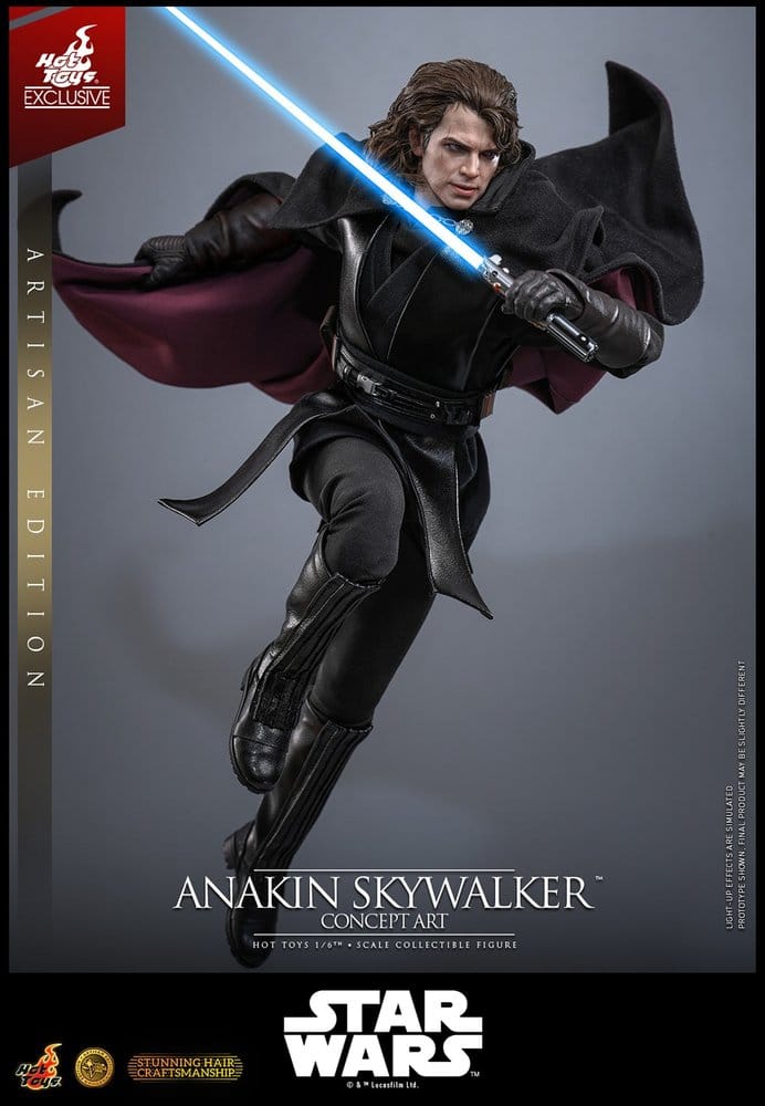 Star Wars Episode III: Revenge Of The Sith Movie Masterpiece Action Figure 1/6 Anakin Skywalker (Concept Art Version) (Artisan Edition) Hot Toys Exclusive 31 cm