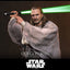 Star Wars: The Phantom Menace Movie Masterpiece Action Figure 1/6 Qui-Gon Jinn (Artisan Edition) Hot Toys Exclusive 32 cm