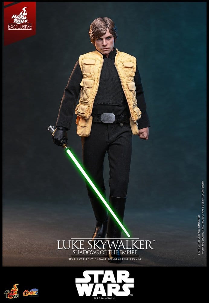 Star Wars Comic Masterpiece Action Figure 1/6 Luke Skywalker (Shadows Of The Empire) (Hot Toys Exclusive) 28 cm