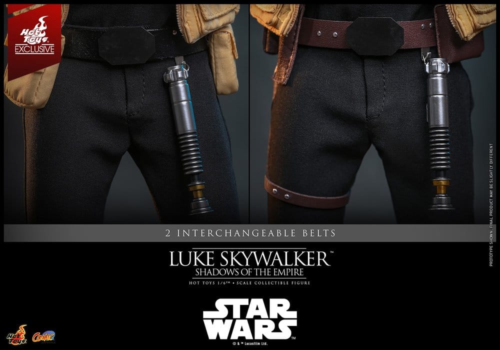 Star Wars Comic Masterpiece Action Figure 1/6 Luke Skywalker (Shadows Of The Empire) (Hot Toys Exclusive) 28 cm