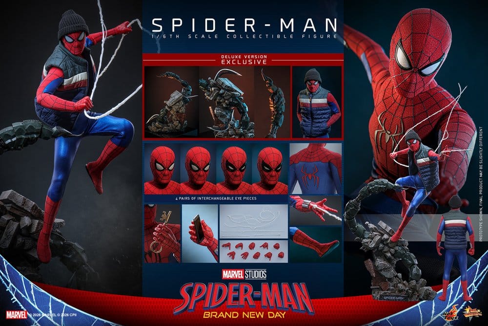 Spider-Man: Brand New Day Action Figure 1/6 Spider-Man (Deluxe Version) 29 cm