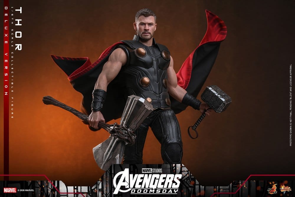Avengers: Doomsday Movie Masterpiece Action Figure 1/6 Thor (Deluxe Version) 32 cm