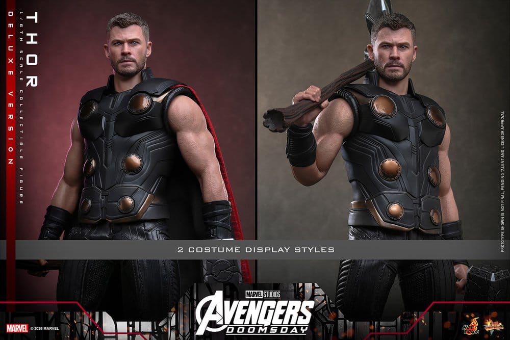 Avengers: Doomsday Movie Masterpiece Action Figure 1/6 Thor (Deluxe Version) 32 cm