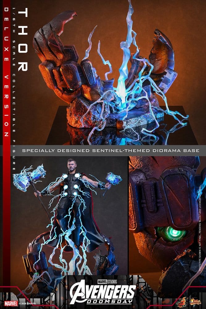 Avengers: Doomsday Movie Masterpiece Action Figure 1/6 Thor (Deluxe Version) 32 cm