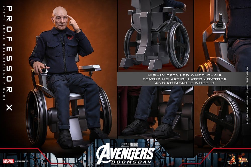 Marvel X-Men Action Figure 1/6 Professor X 25 cm