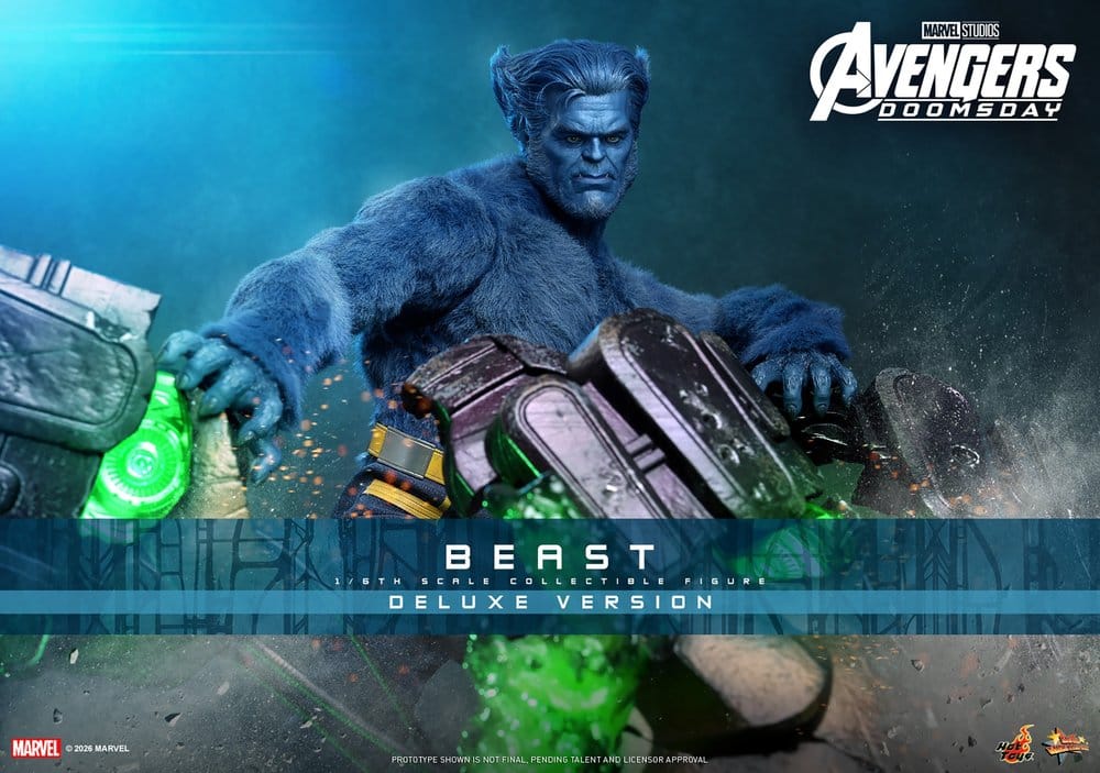 Marvel X-Men Movie Masterpiece Action Figure 1/6 Beast (Deluxe Version) 33 cm