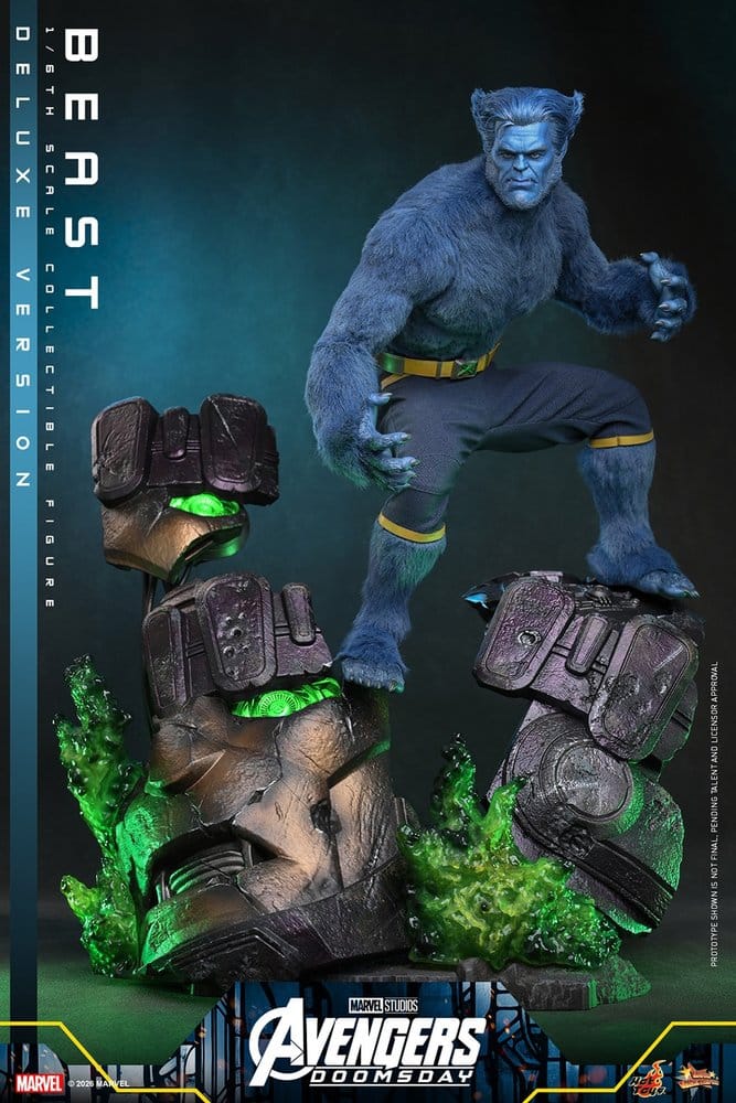 Marvel X-Men Movie Masterpiece Action Figure 1/6 Beast (Deluxe Version) 33 cm