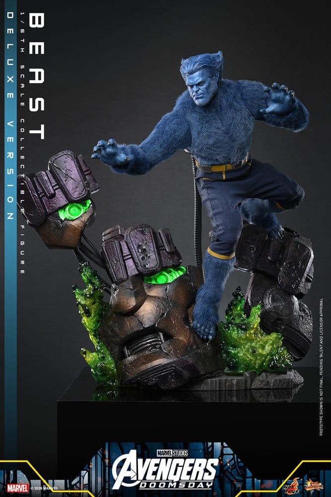 Marvel X-Men Movie Masterpiece Action Figure 1/6 Beast (Deluxe Version) 33 cm