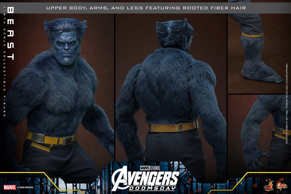 Marvel X-Men Movie Masterpiece Action Figure 1/6 Beast (Deluxe Version) 33 cm